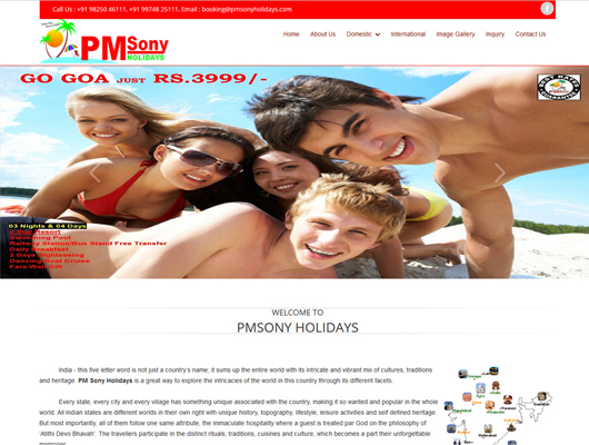 Pmsony Holidays